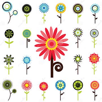Flower graphics stock vector. Illustration of element - 6542841