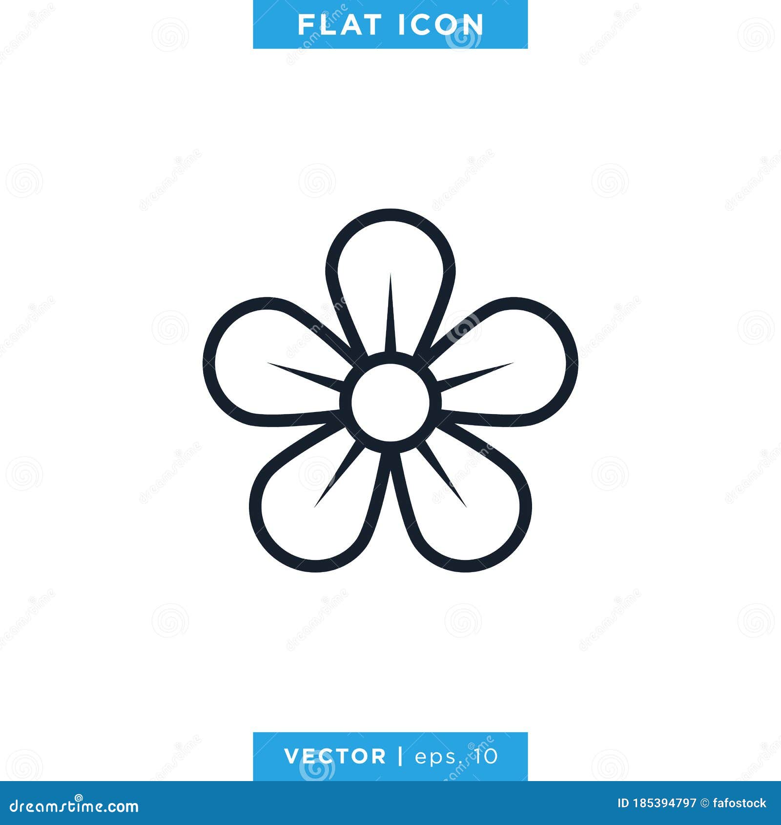 Flower Icons Button Vector Sign Symbol Logo Illustration Editable