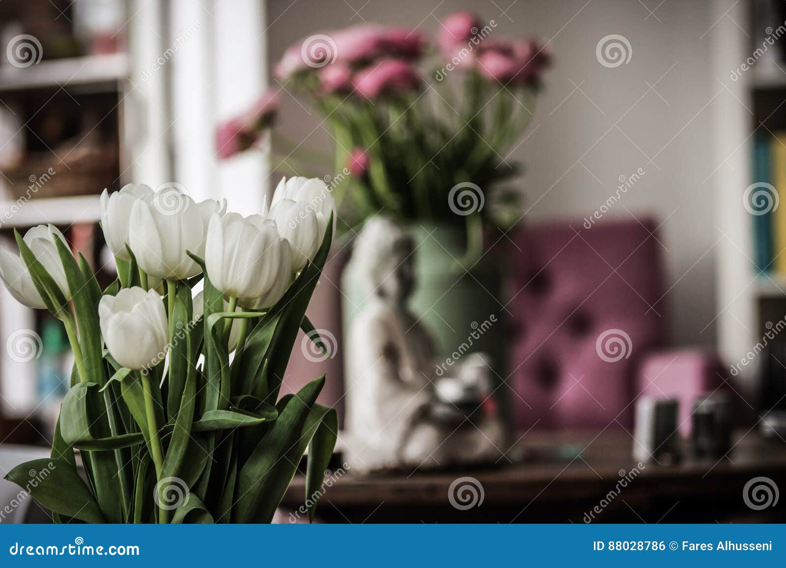 Flower inside the house stock photo. Image of interior 88028786