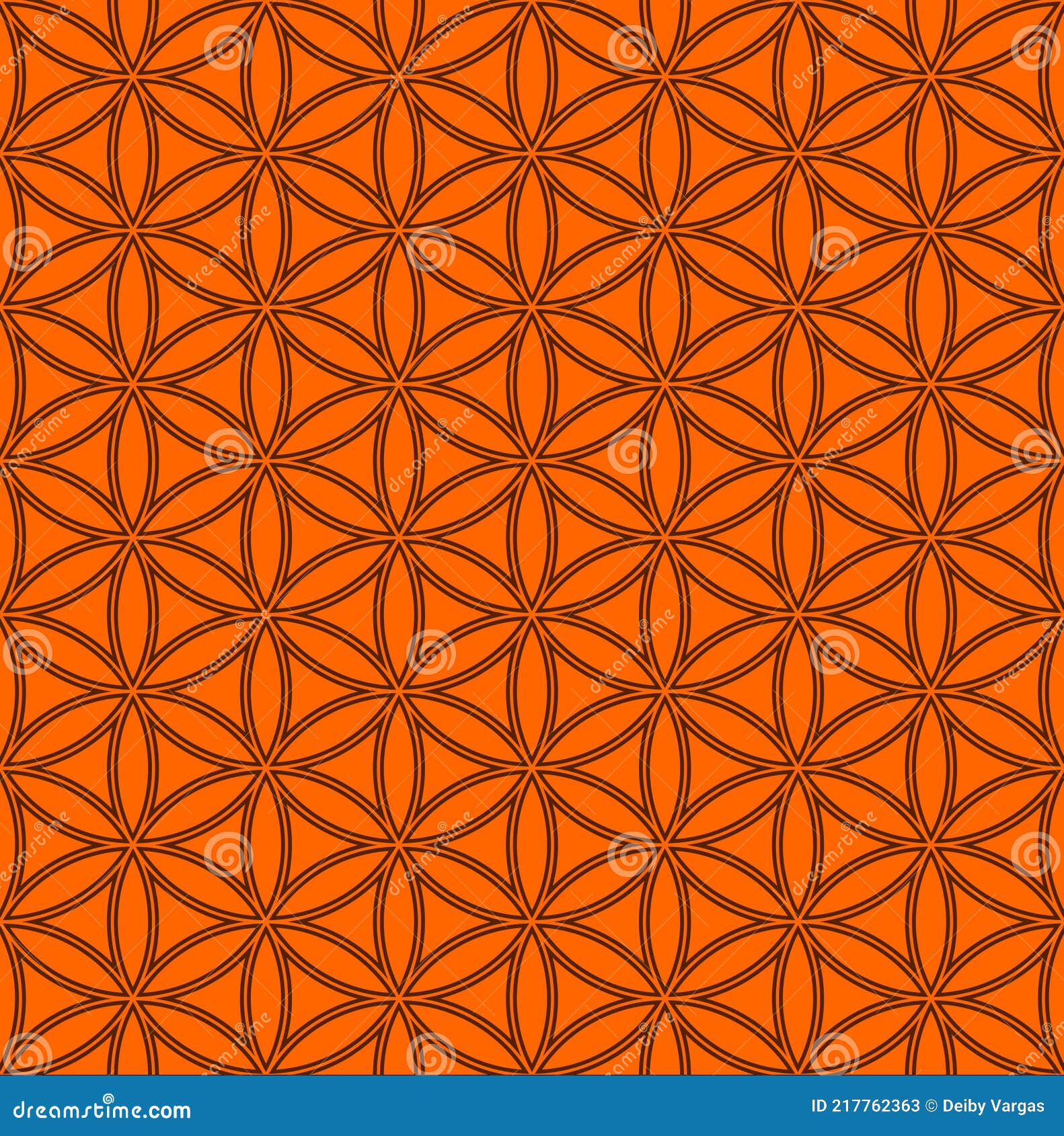 Flower of Life Pattern Design Stock Vector Illustration of beautiful