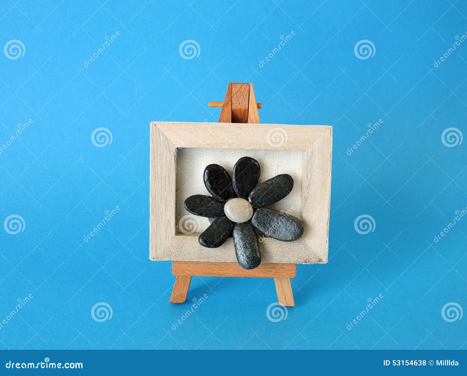 Flower Made from Natural Stones Stock Photo Image of shape
