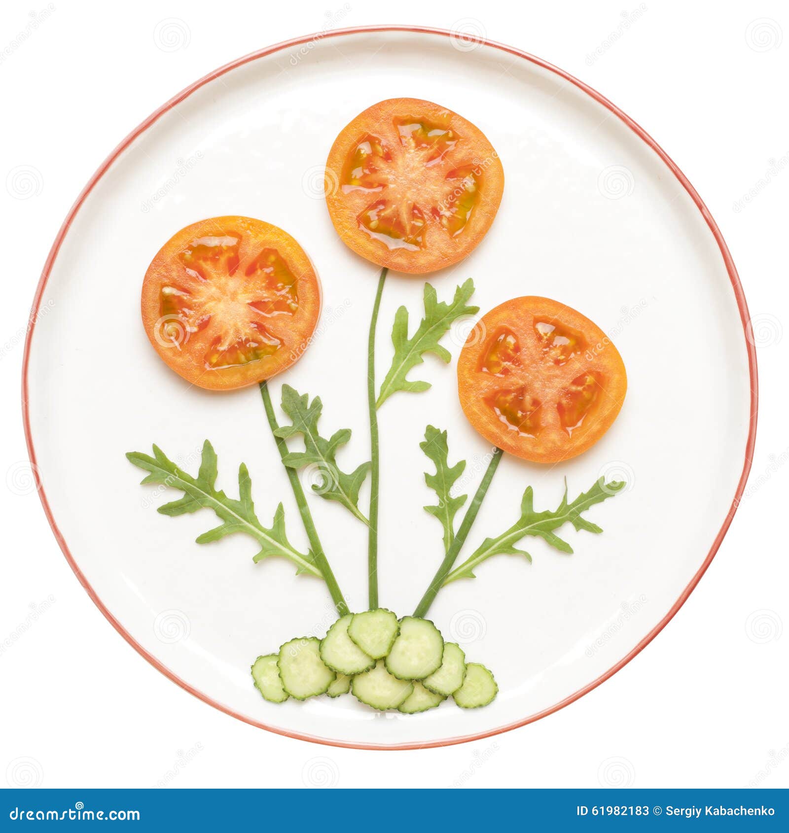 Flower Made of Vegetables on Plate Stock Image Image of healthy, vegetable 61982183
