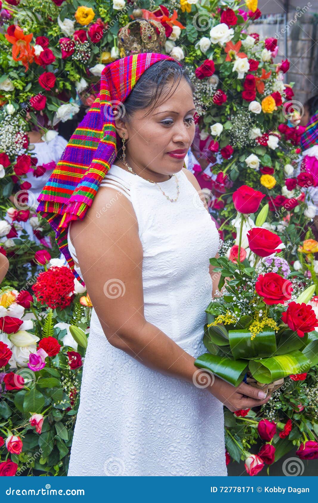 Flower And Palm Festival In Panchimalco El Salvador Editorial Photo Image Of Salvadoran