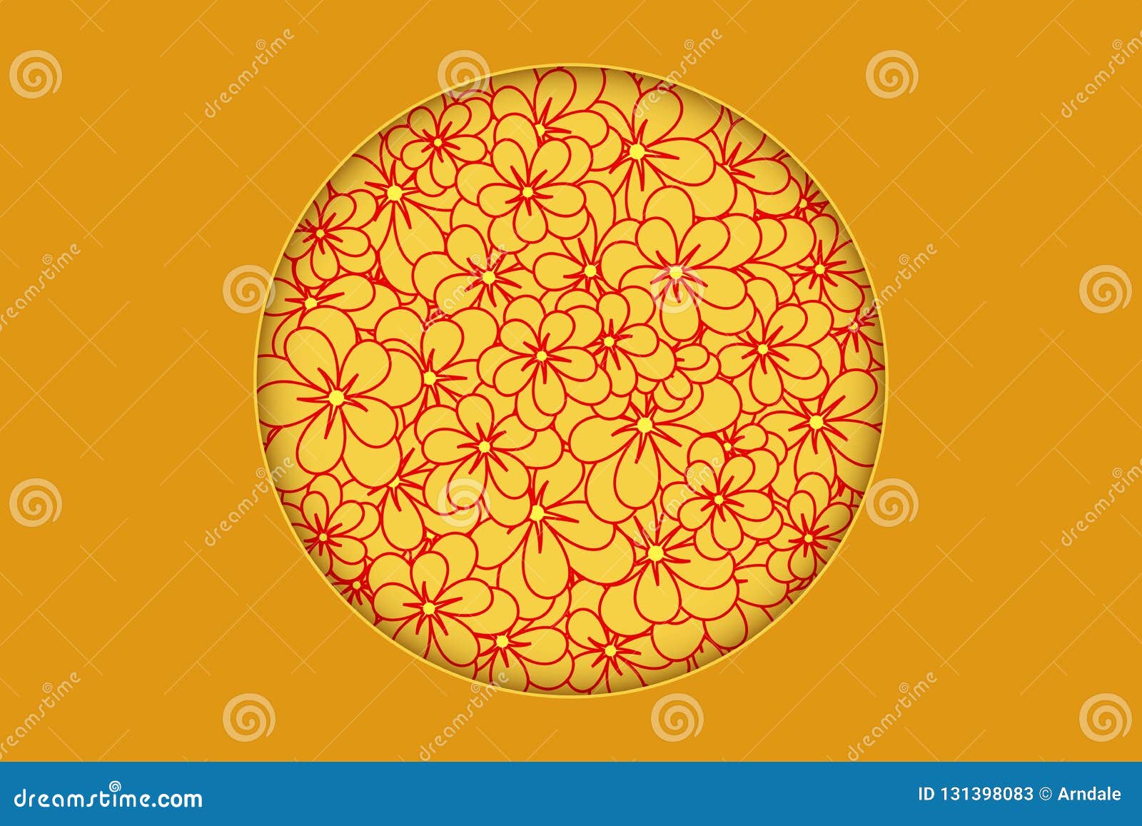 chinese new year flower pattern vector