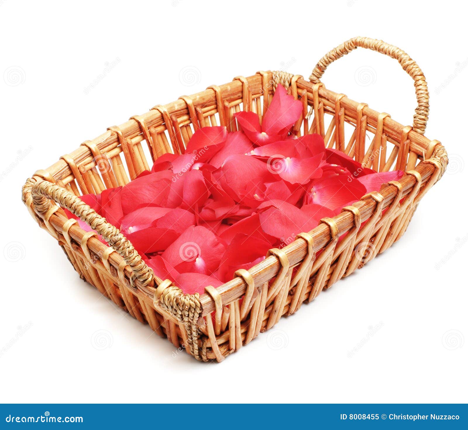 Flower Petals in Basket stock image. Image of ornate, bright 8008455