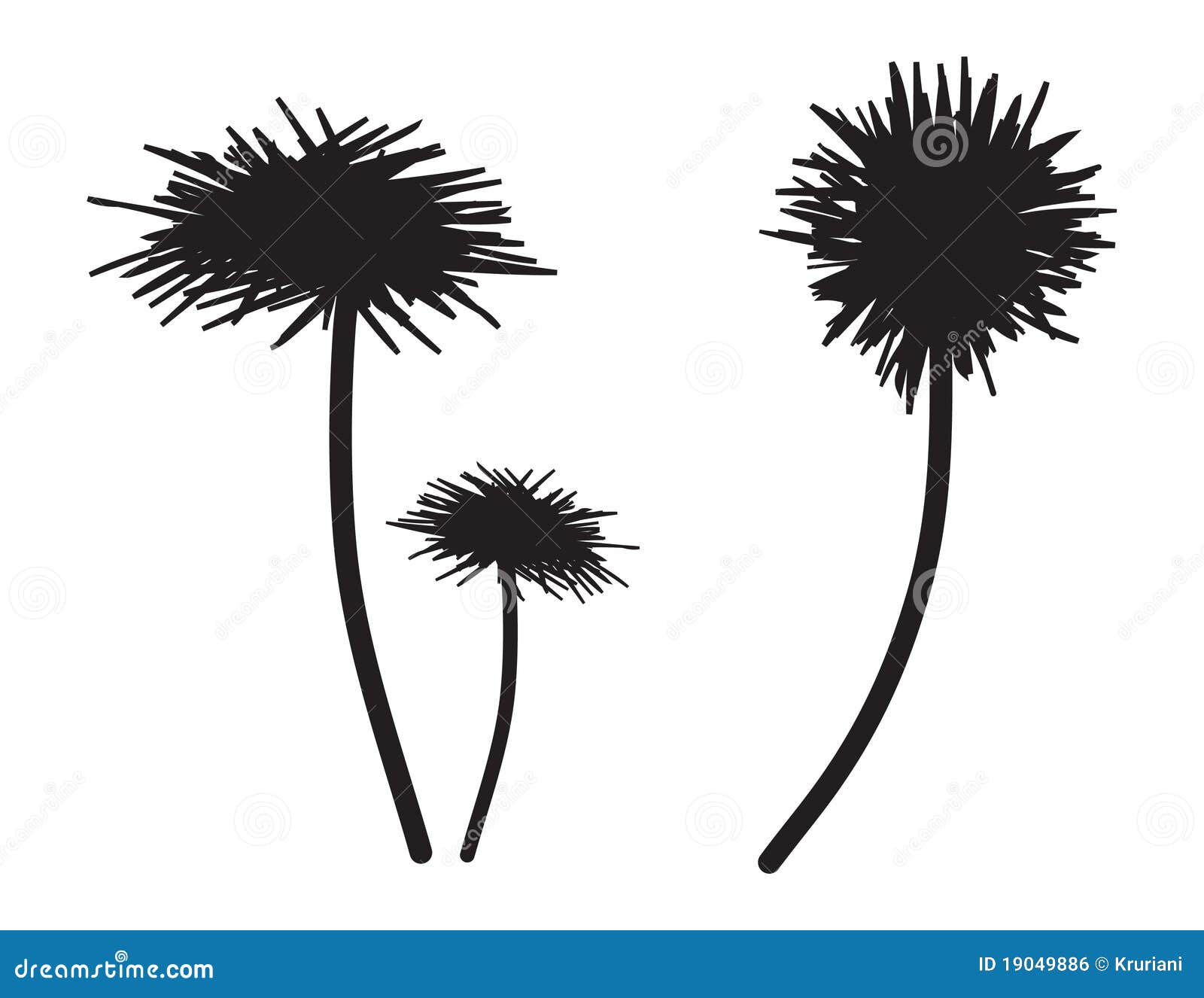 Download Flower Plant Vector Silhouette Stock Vector - Illustration of element, gardening: 19049886