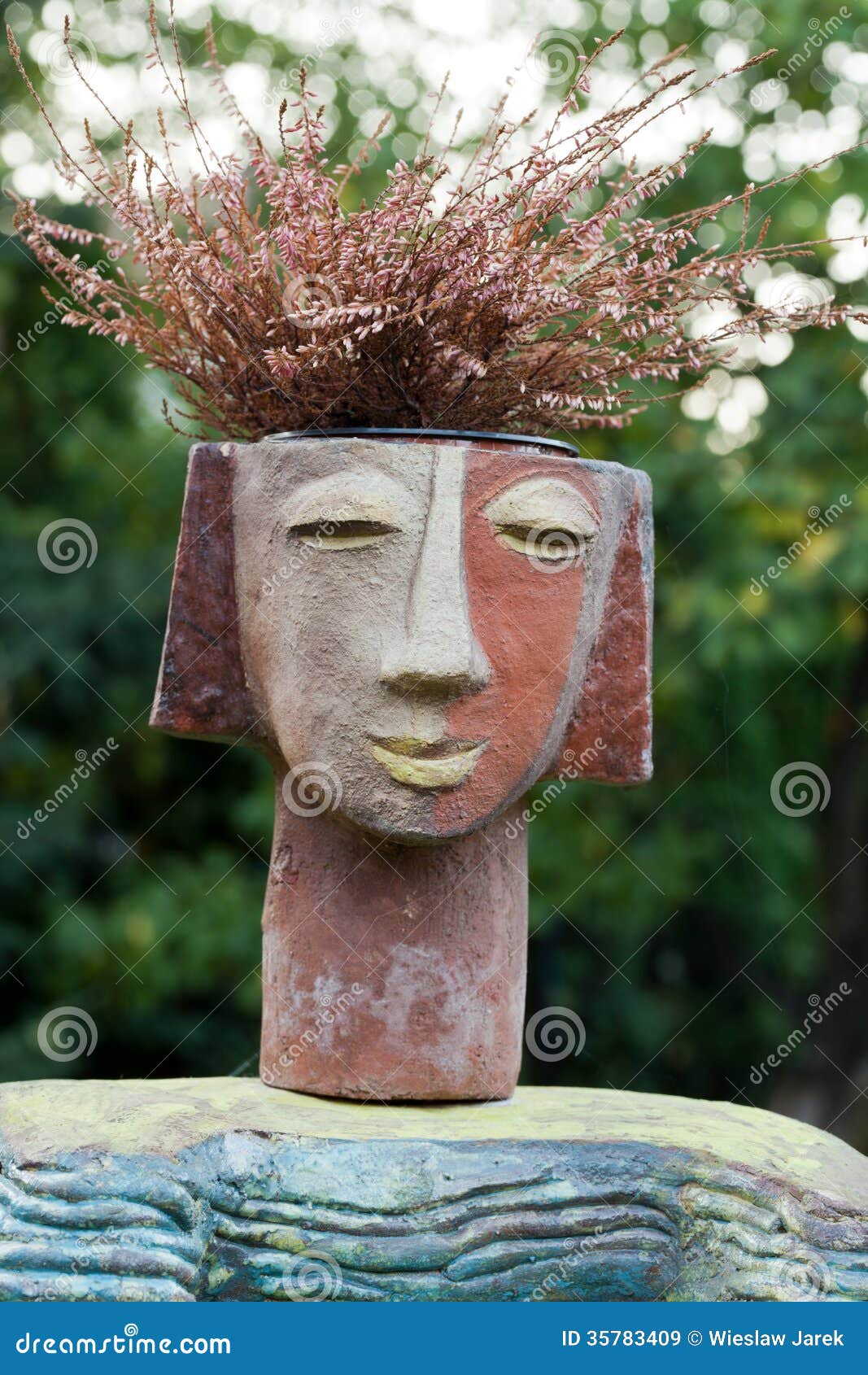 The flower pot stock image. Image of home, bowl, heath 35783409