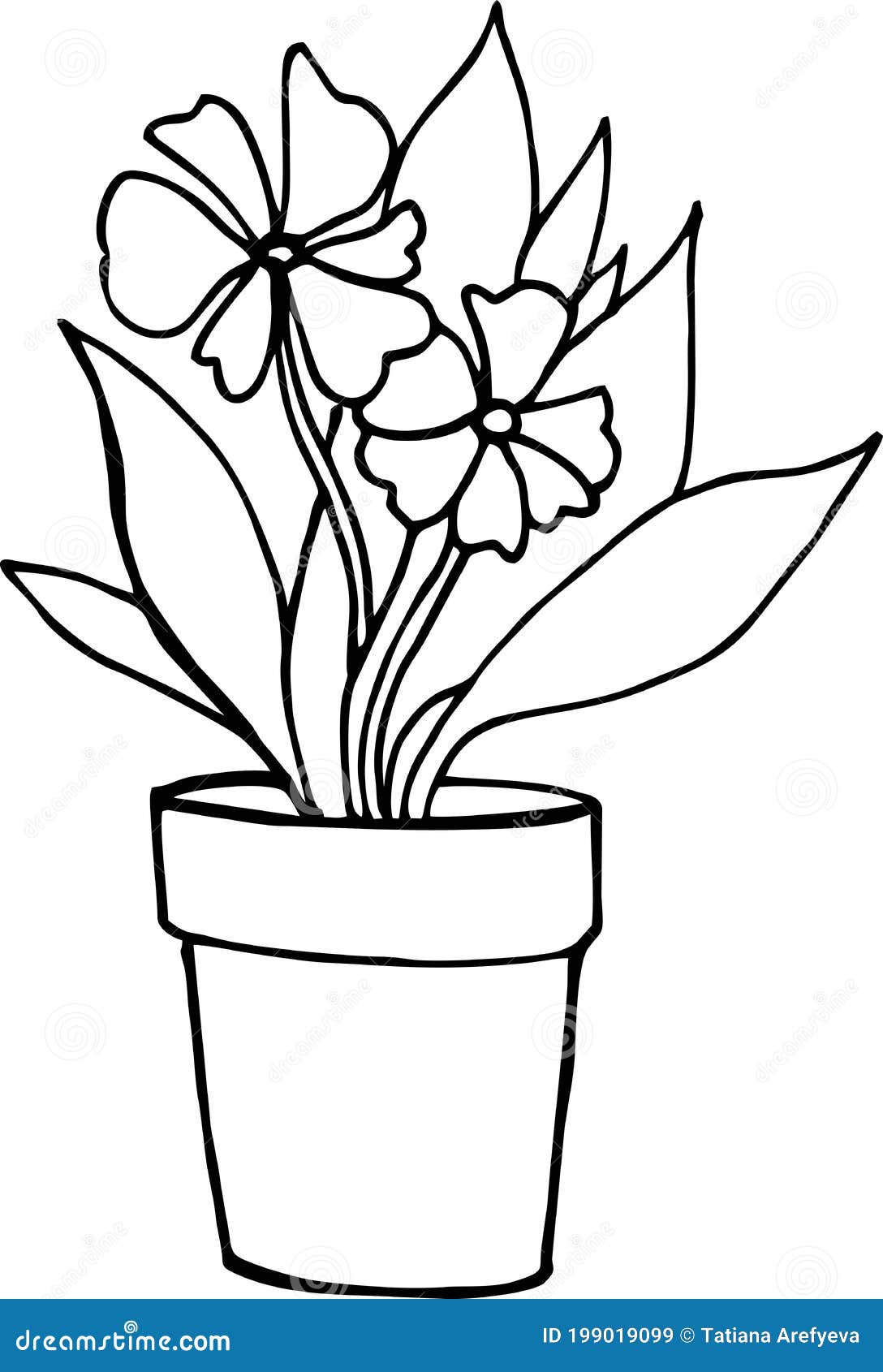 Flower Pot Drawing || Simple Flower Pot Drawing || How to Draw Flower Vase  || Flowers Drawing.. - YouTube