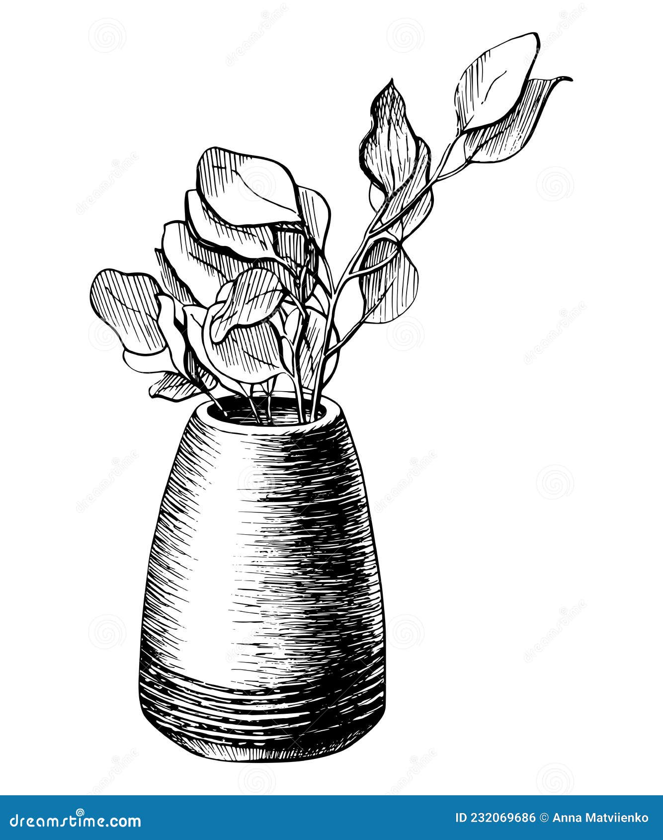 The Flower Pot Drawing by Kimberly Price - Fine Art America