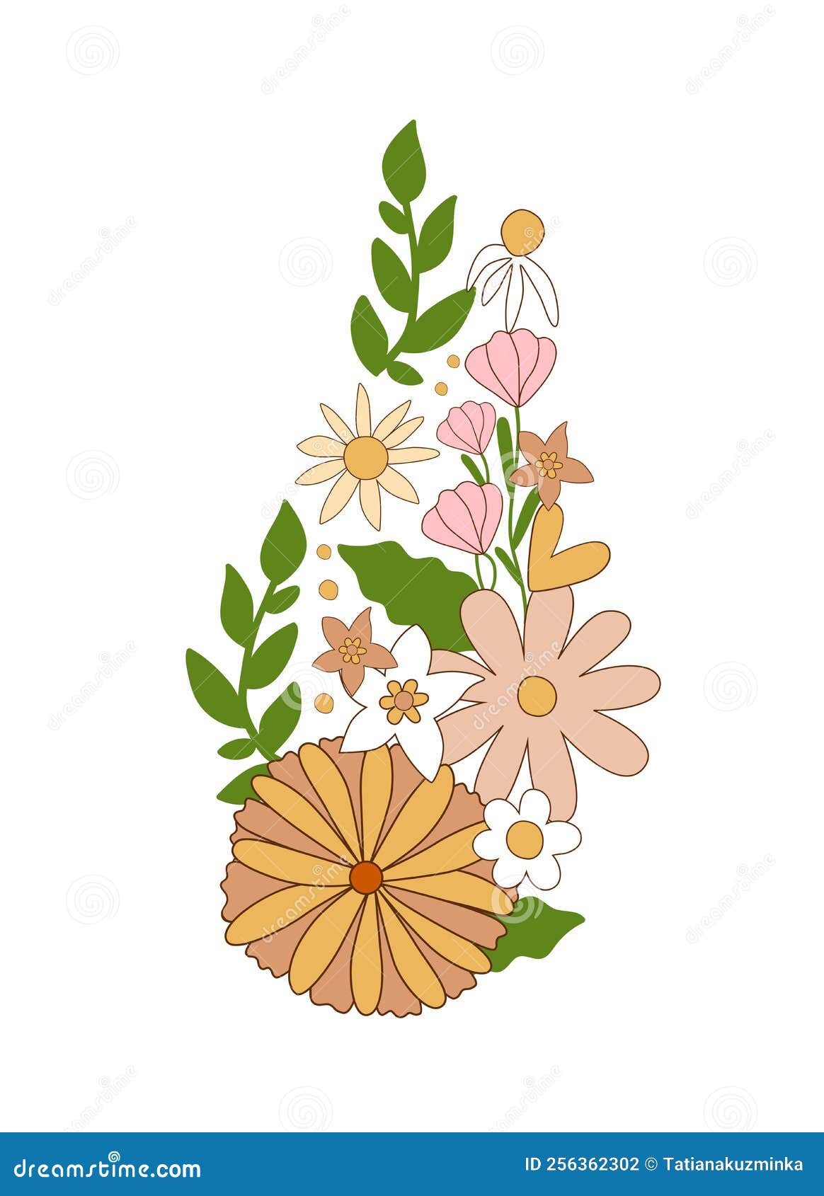 1960s Hippie Flower power , Flower Svg transparent background PNG