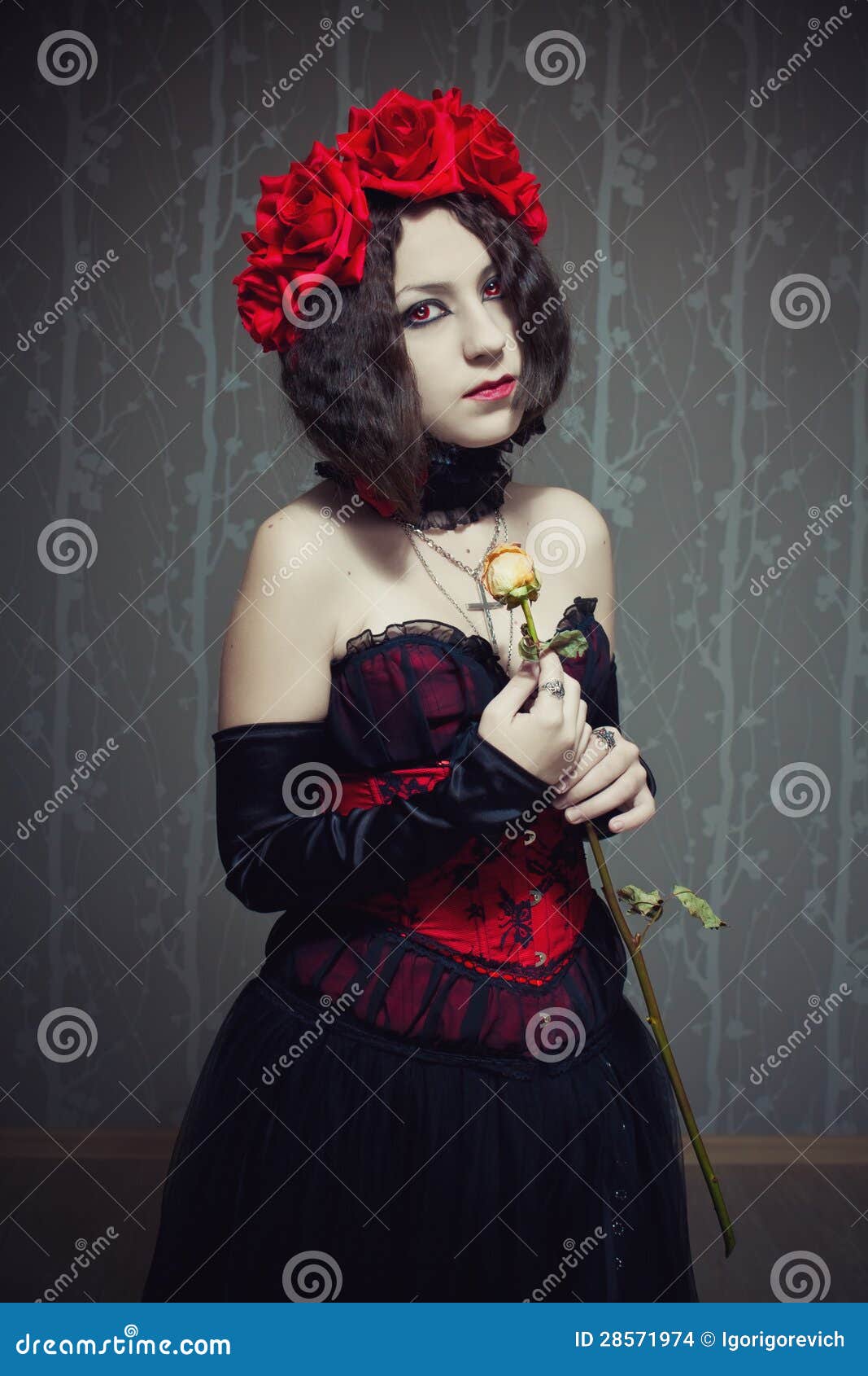 Flower queen stock photo. Image of beauty, rose, cute 28571974