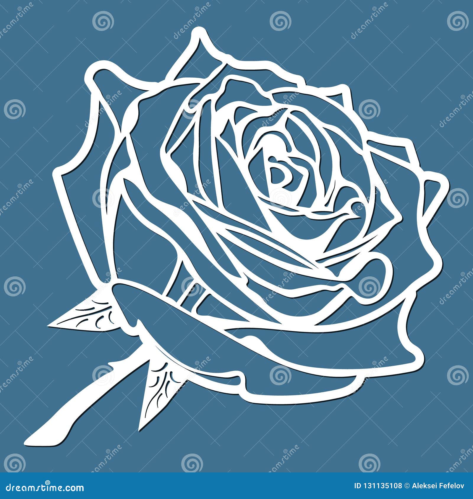 Love Letter Paper with Red Rose Background Stock Illustration -  Illustration of abstract, rose: 603541