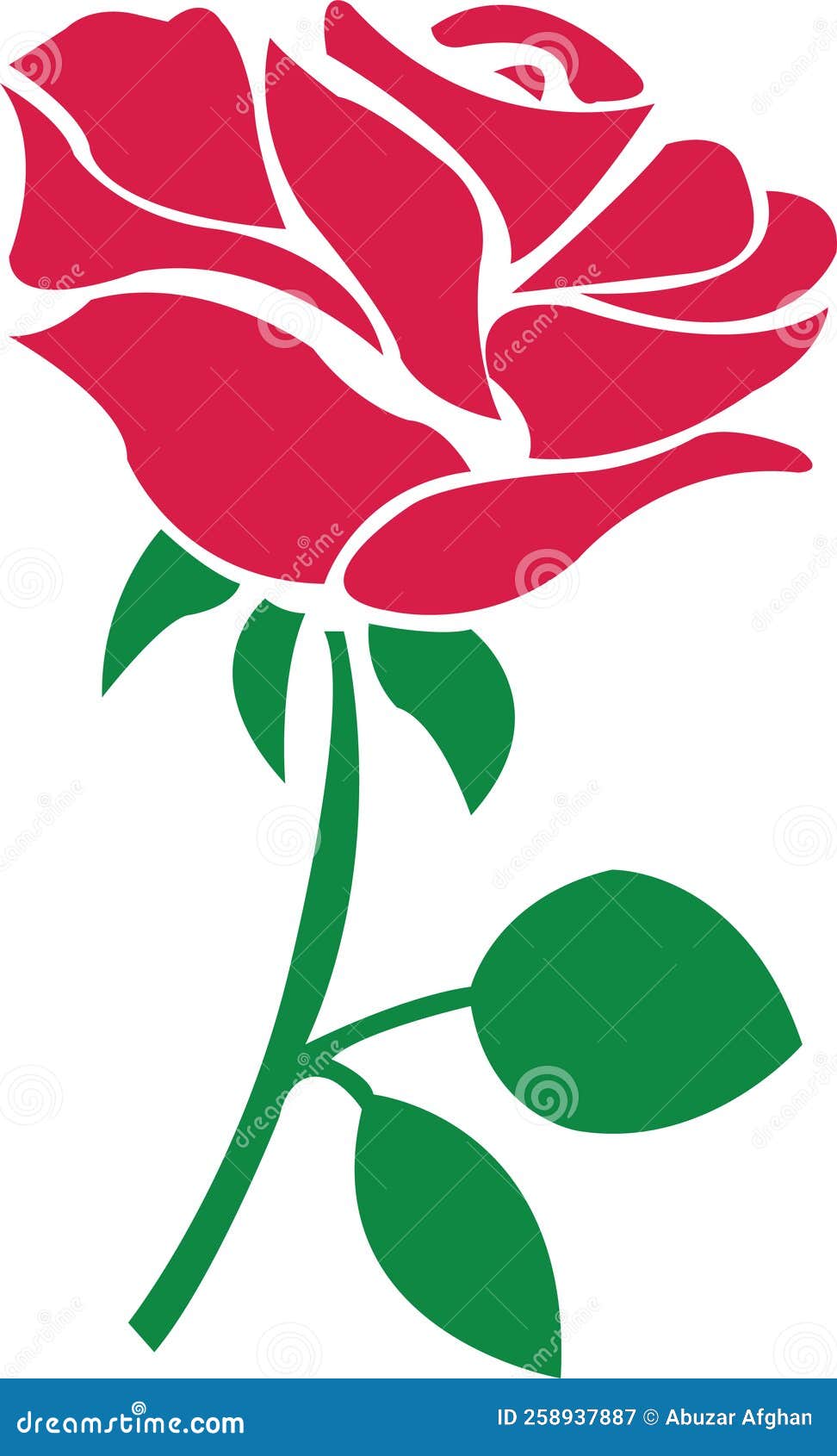 Rose Stem the One and Only Floral SVG Files for Cricut 