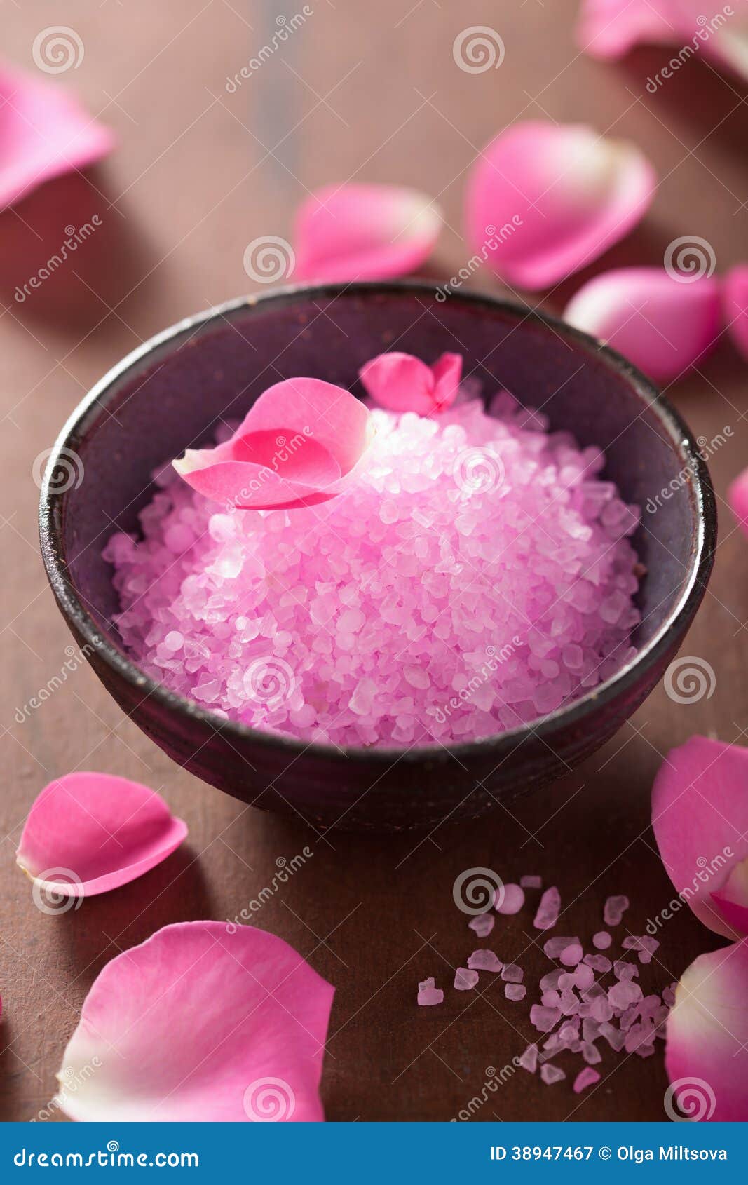Flower Salt and Rose Petals for Spa Stock Image Image of ingredient, freshness 38947467