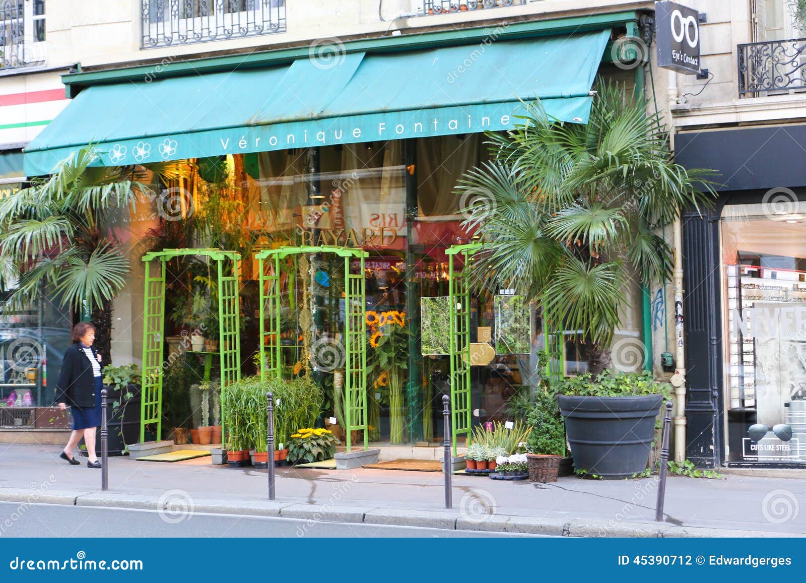 Flower shop editorial photography. Image of green, architecture 45390712