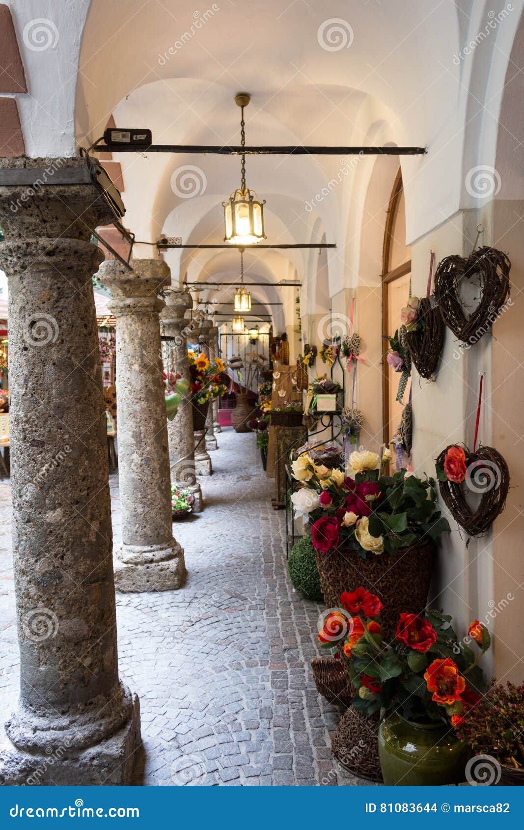 Flower Shops At The Public Market Of Baguio City In The Philippines
