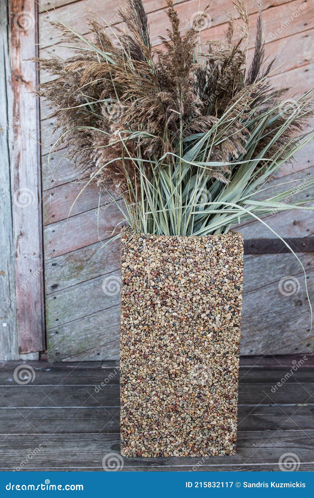 Flower Vase Made of Pebbles Stock Image Image of background, design