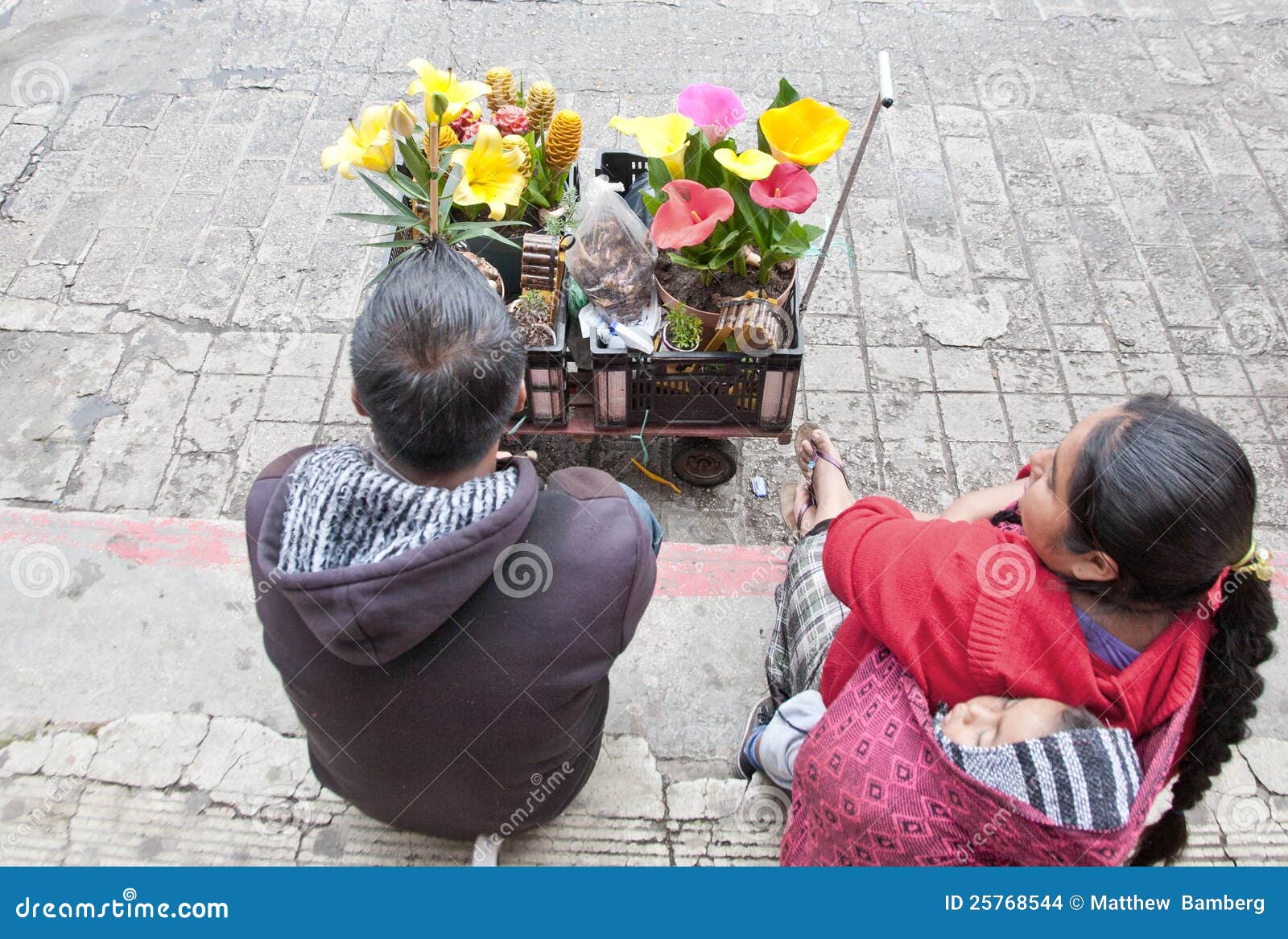 Flower Vendors in Chiapas, Mexico Editorial Stock Image Image of