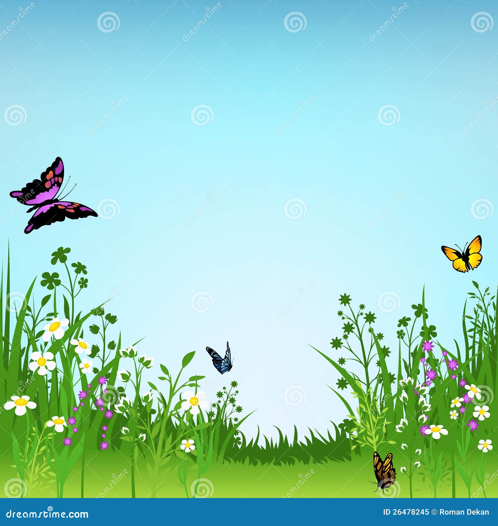 clipart meadow flowers - photo #14