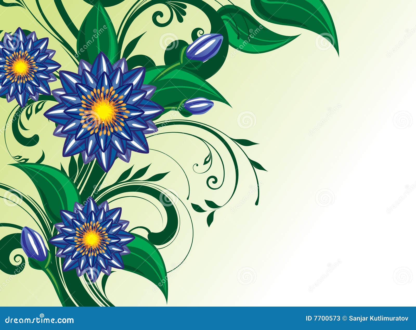 Flowers Background stock vector. Illustration of frame - 7700573