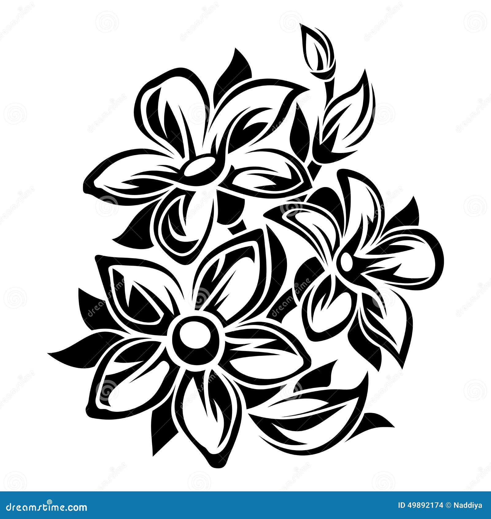 Free Flower Svg Black And White 308 SVG PNG EPS DXF File Free Flower Svg Black And White 308 SVG PNG EPS DXF File