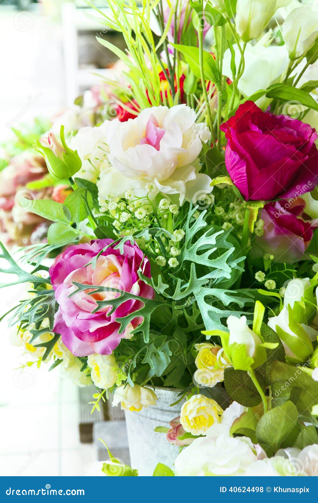 Flowers Bouquet Arrange for Decoration in Home Stock Photo Image of
