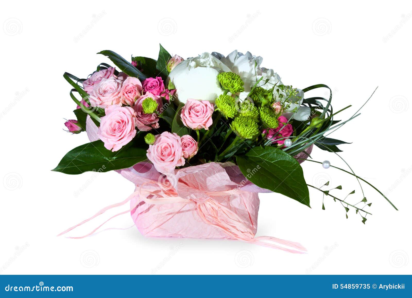 Flowers in box stock image. Image of packaging, flowers 54859735