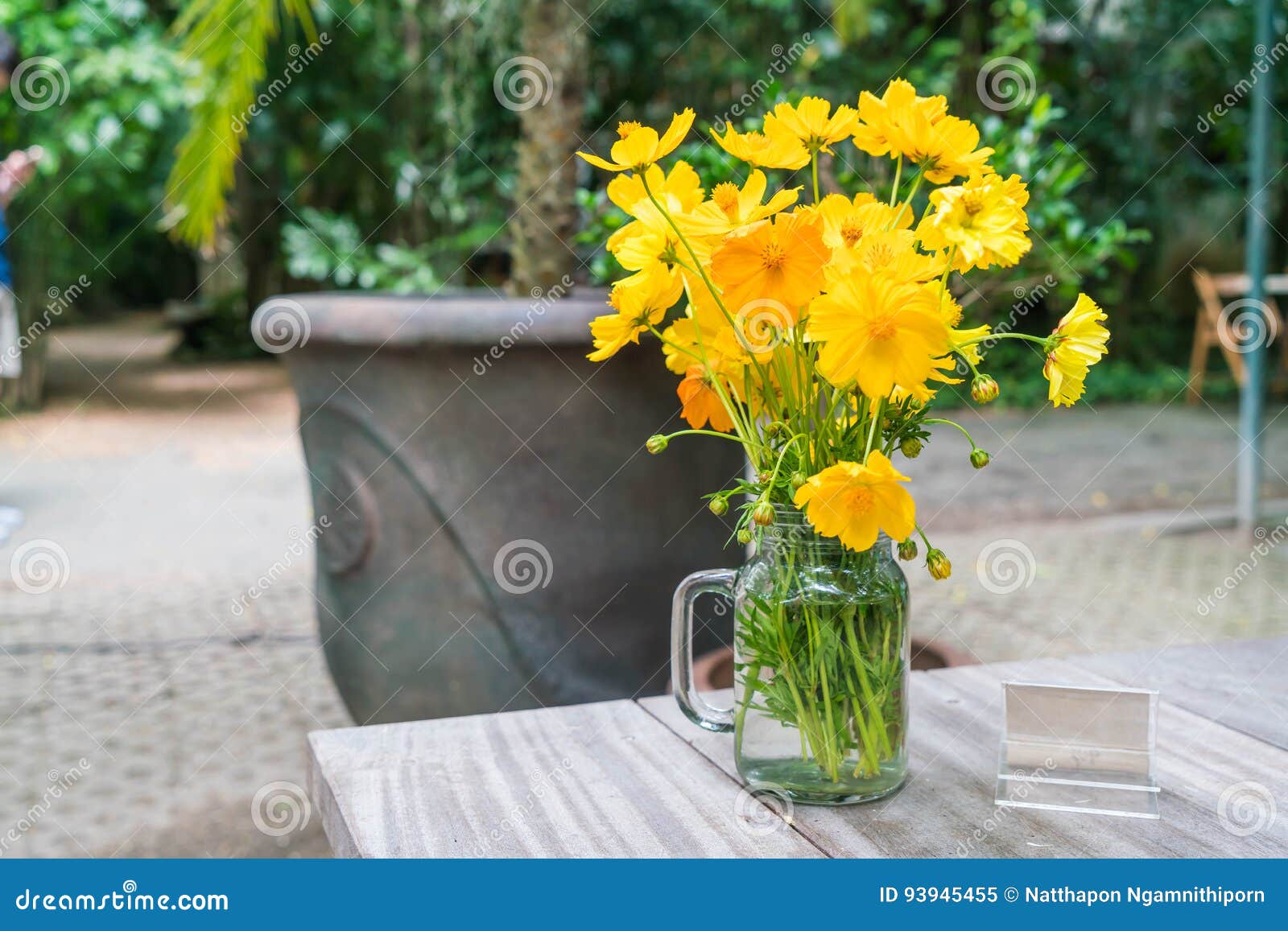 Flowers Decoration on Dinning Table Stock Image Image of decoration