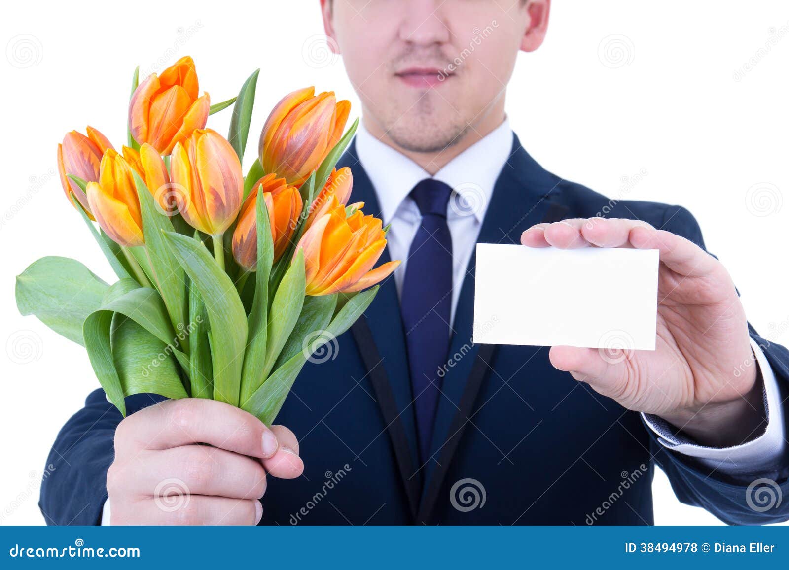 Flowers and blank card Stock Photo by ©AntonMatyukha 164087944