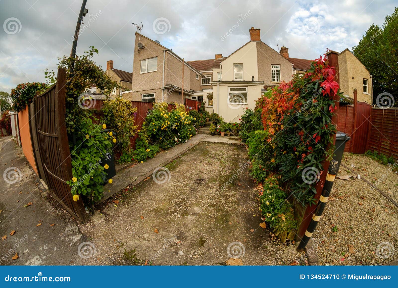 Driveway editorial image. Image of estate, outside, landscaping 134524710