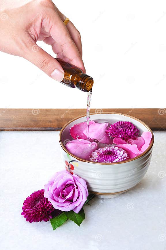Flowers Essential oils stock image. Image of love, essential 14861325