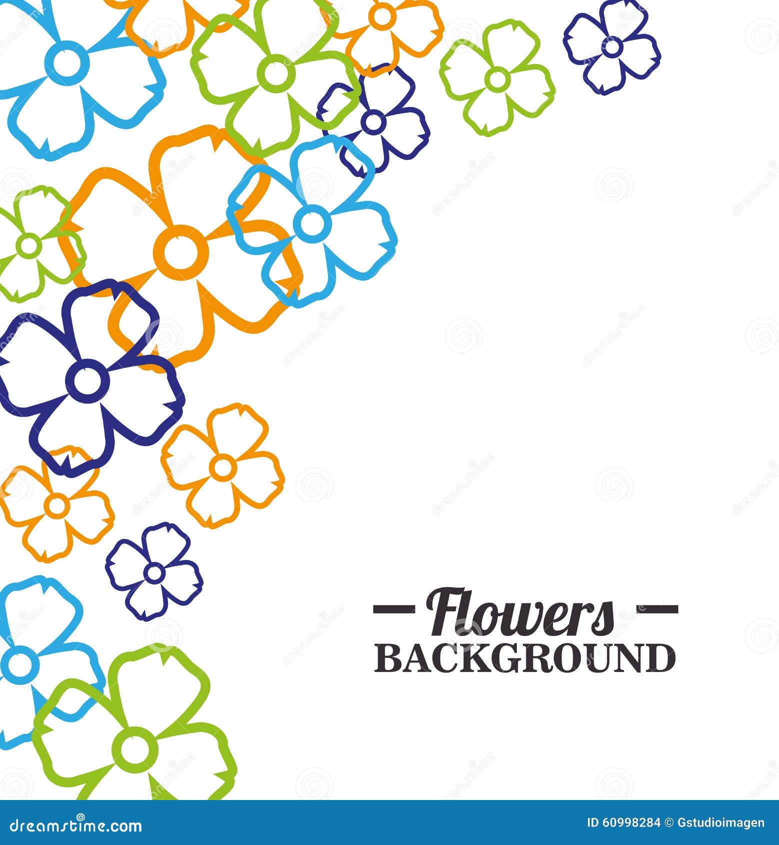 Flowers and floral design stock vector. Illustration of decoration