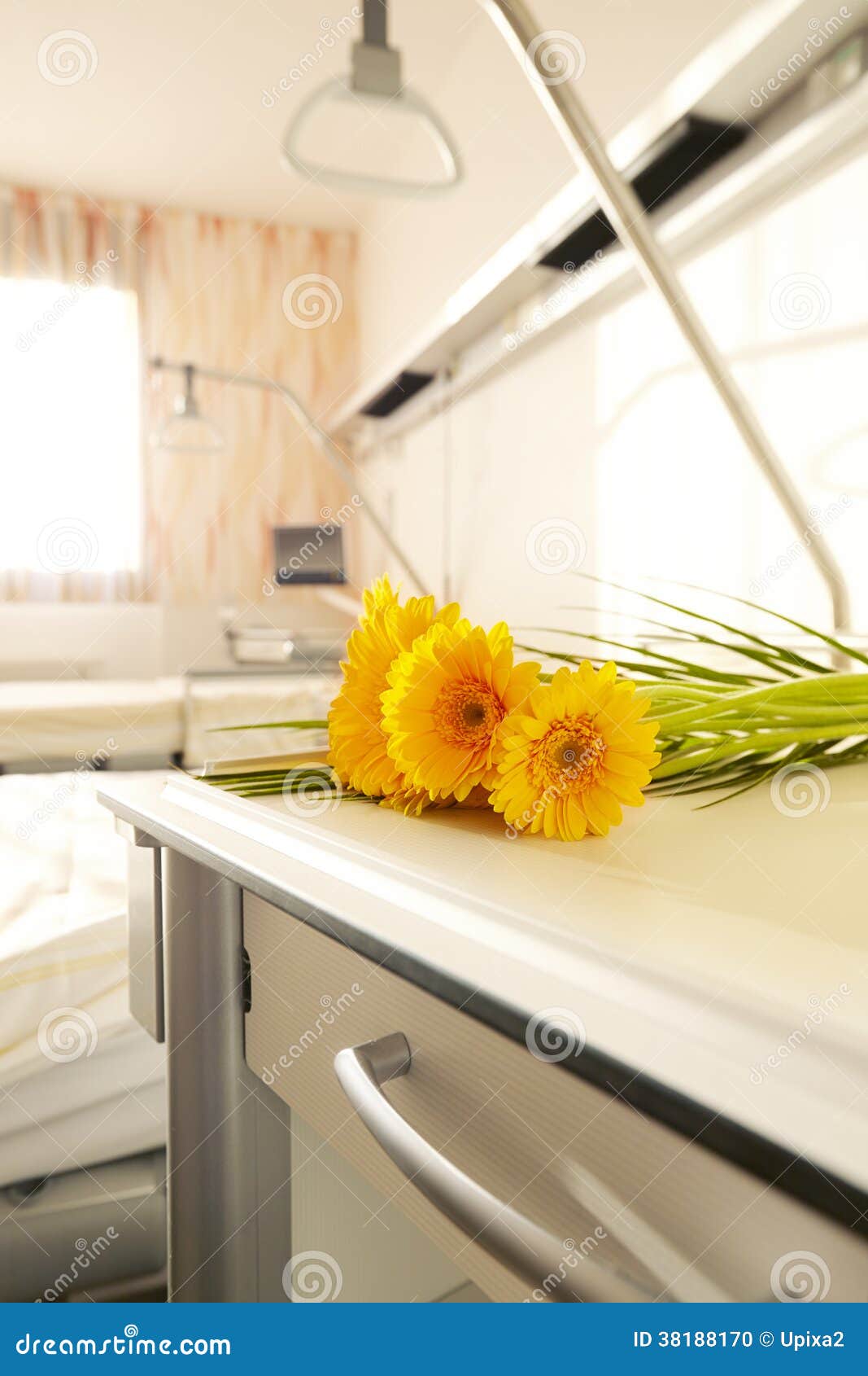 Flowers Hospital Bedside Table Stock Photo Image of flower, hospital