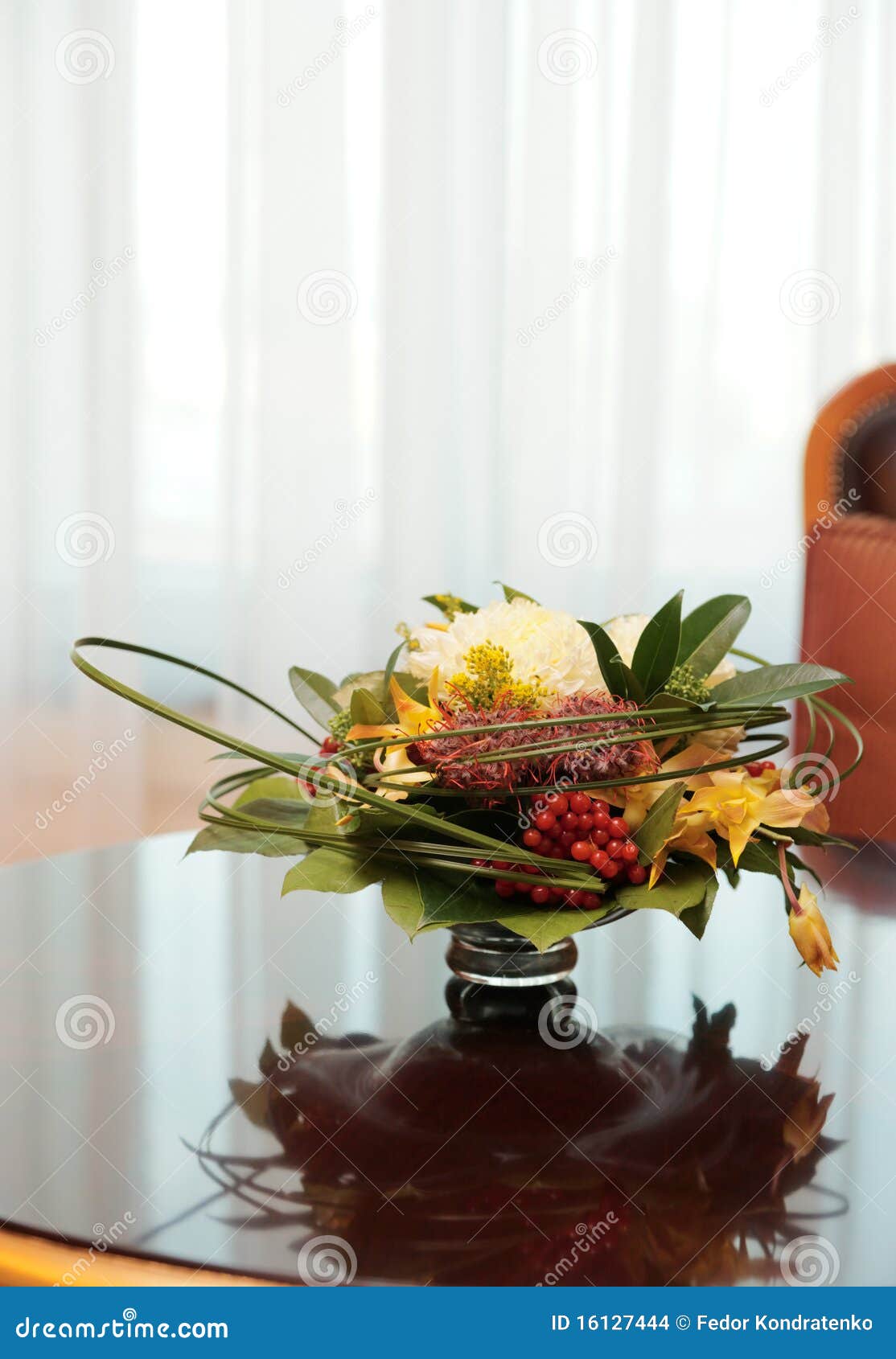 Flowers in a hotel room stock photo. Image of luxury 16127444