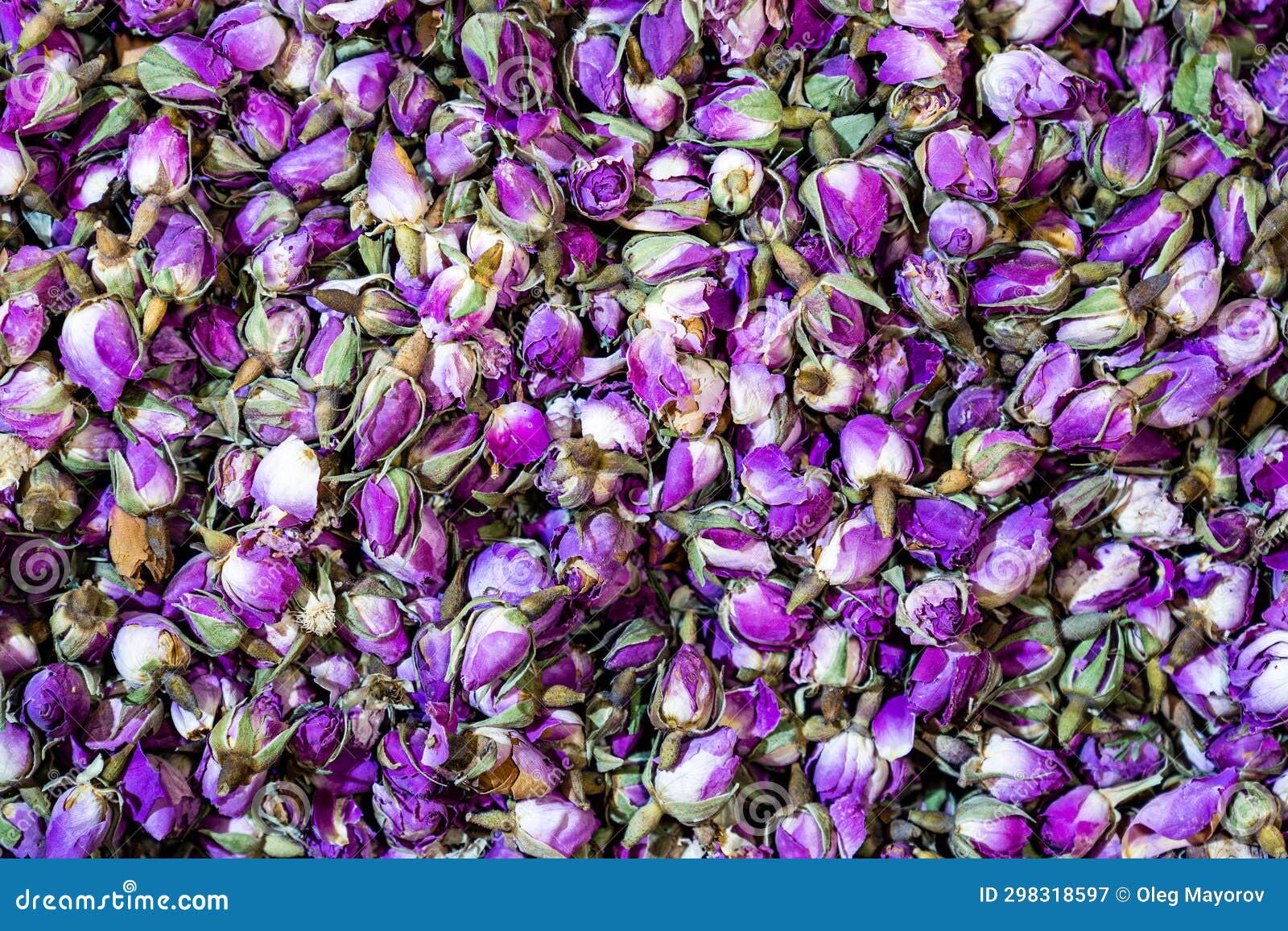 Flowers Loose Tea Dry Texture or Background Stock Image Image of