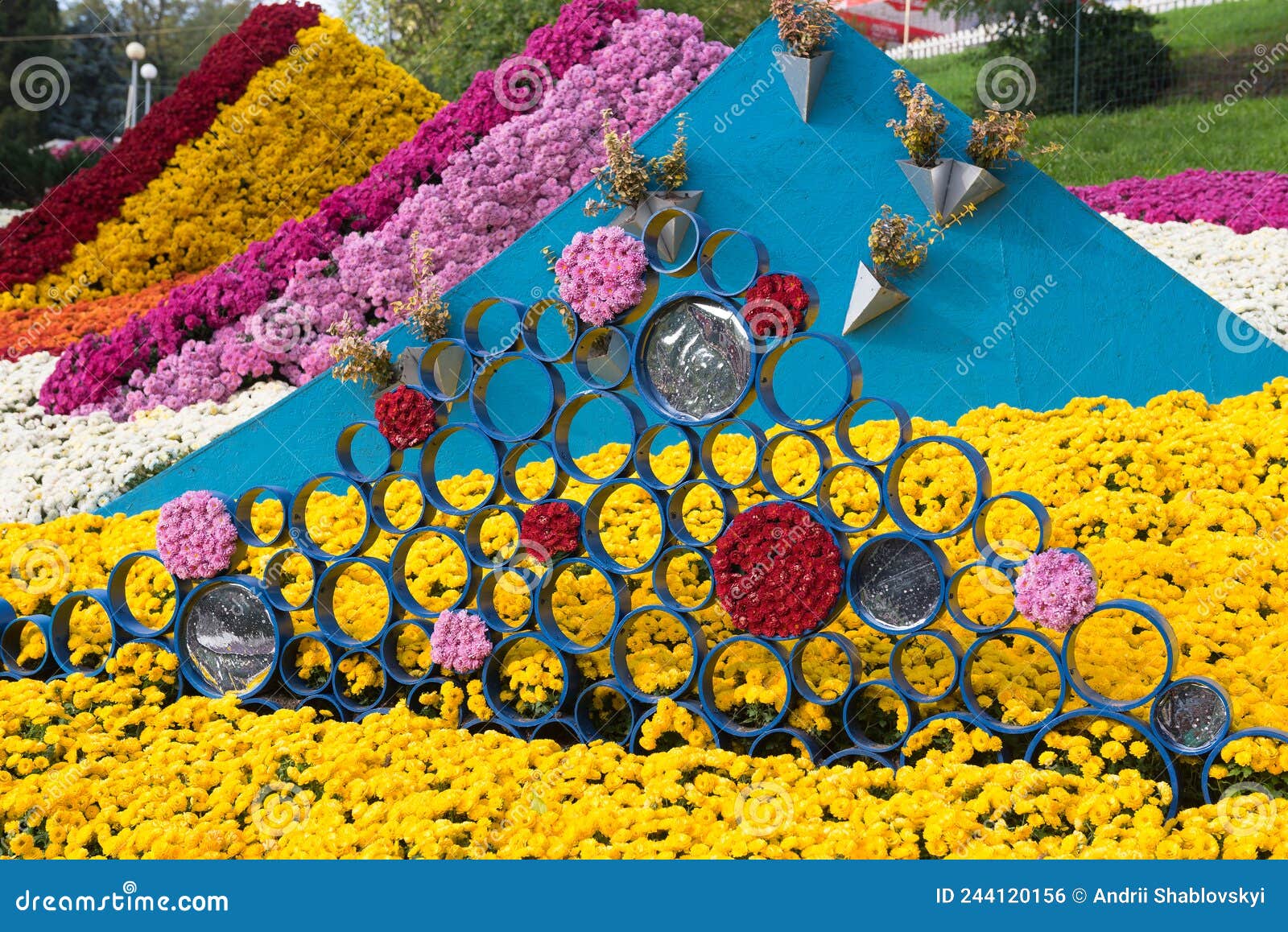 Flowers in the Park in the Open Air Stock Photo Image of summer