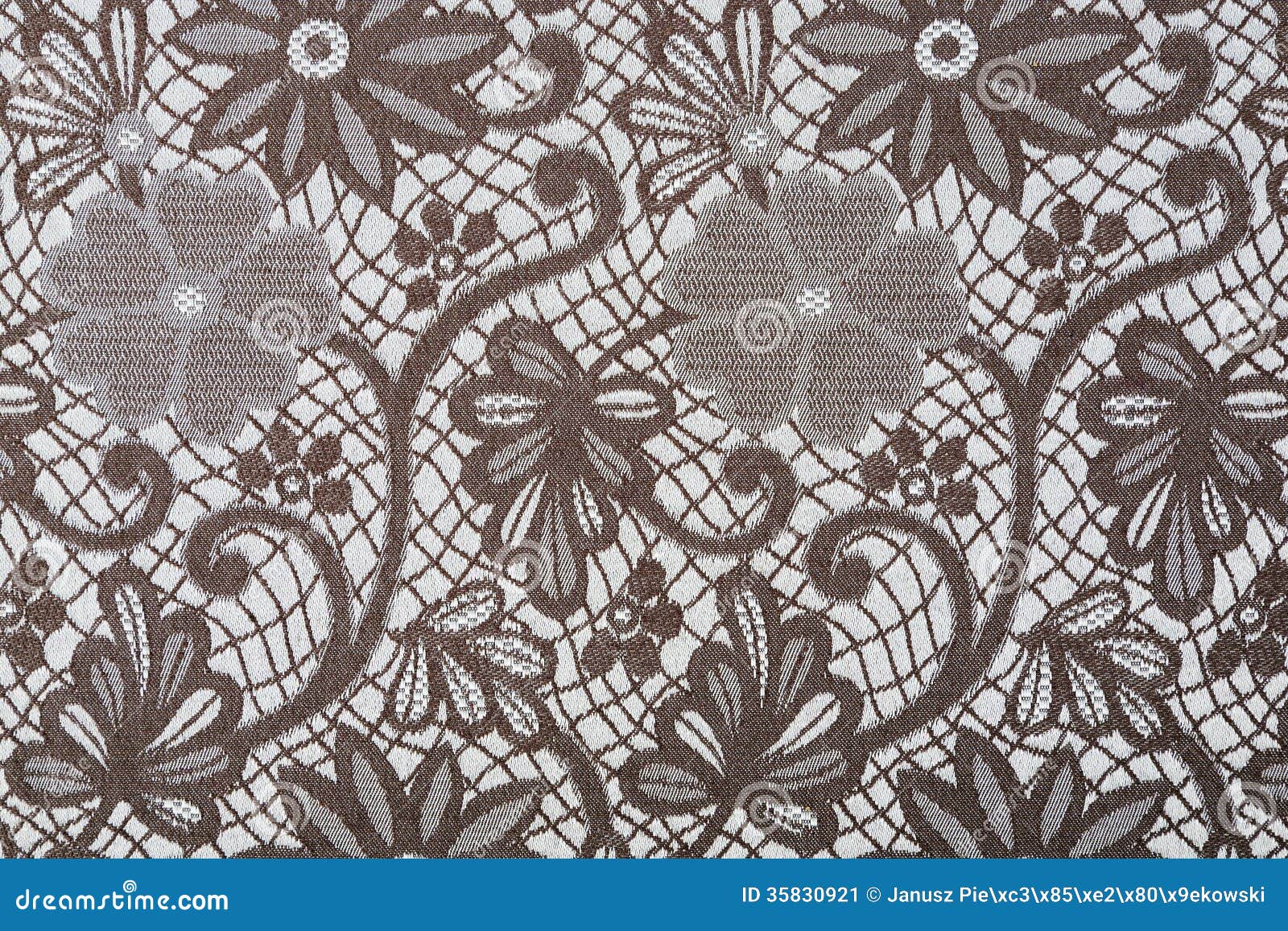 flowers on a textil background