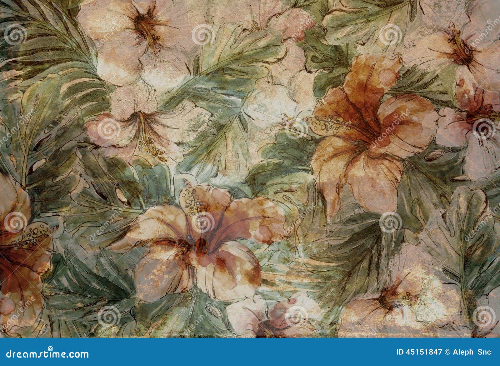 Flowers texture stock illustration. Illustration of modern 45151847