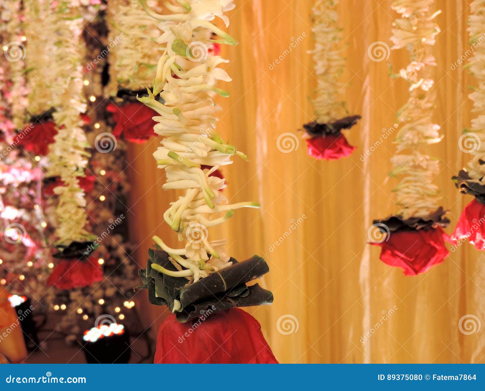 Flowers Used for Decorating Entrance for Hindu Wedding, India ...