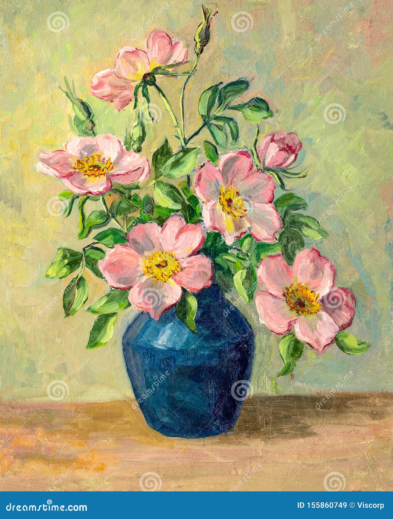 Flower Vase Painting Stock Illustrations – 12,12 Flower Vase