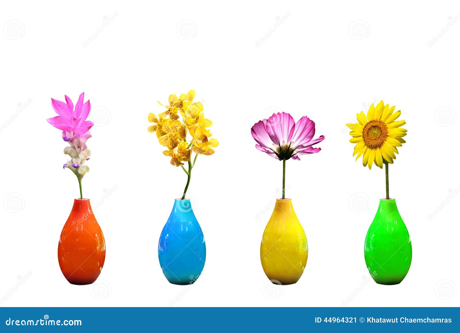 Flowers in vases stock image. Image of decoration, mums 44964321