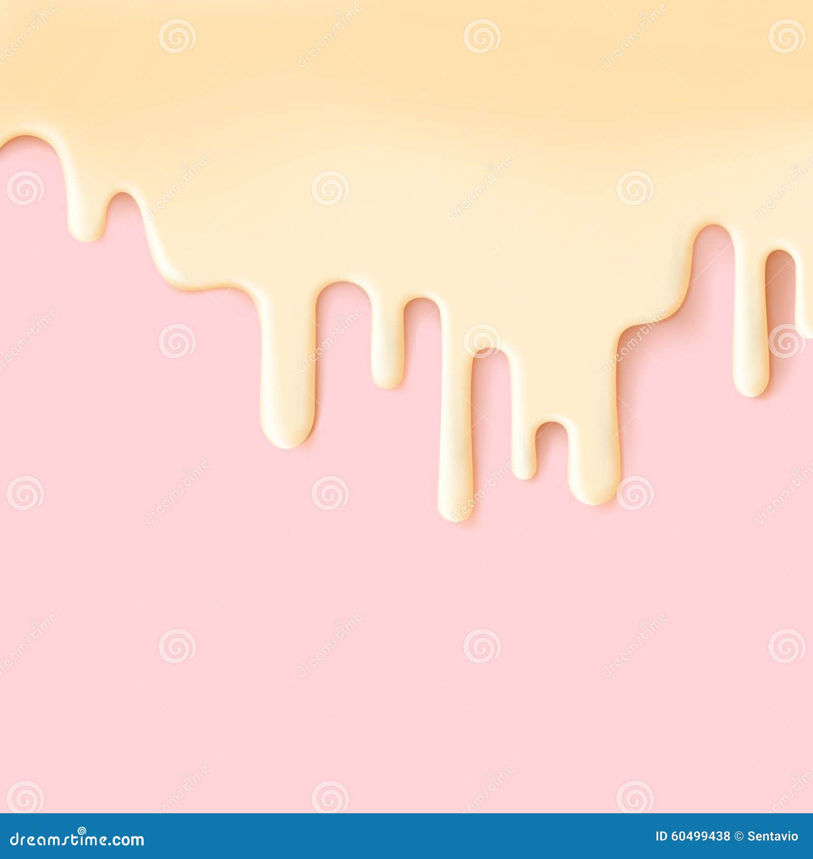 flowing creme glaze sweet food background abstract