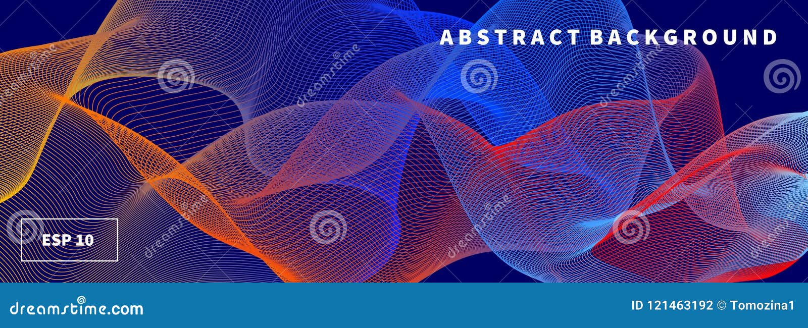 flowing lines, geometric background
