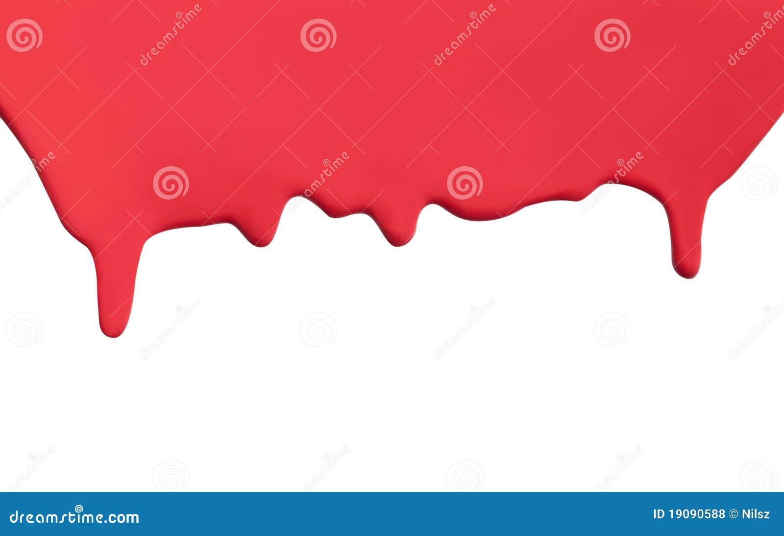 Flowing red paint drip stock photo. Image of splash, flow 19090588