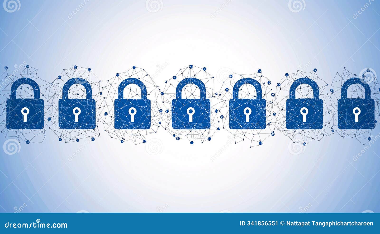 flowing through a series of security checkpoints, a complex data stream is safeguarded by digital padlocks and keys, generated ai