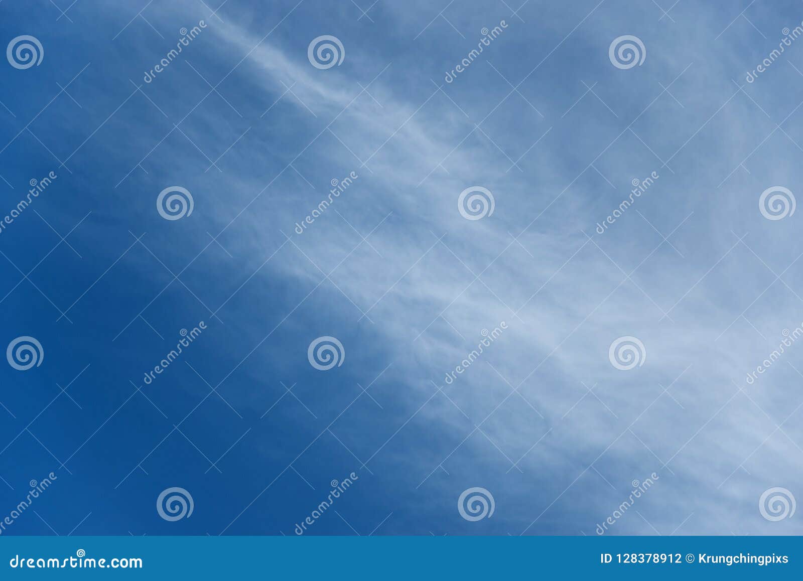 Fluffy white clouds stock photo. Image of clouds, high 128378912