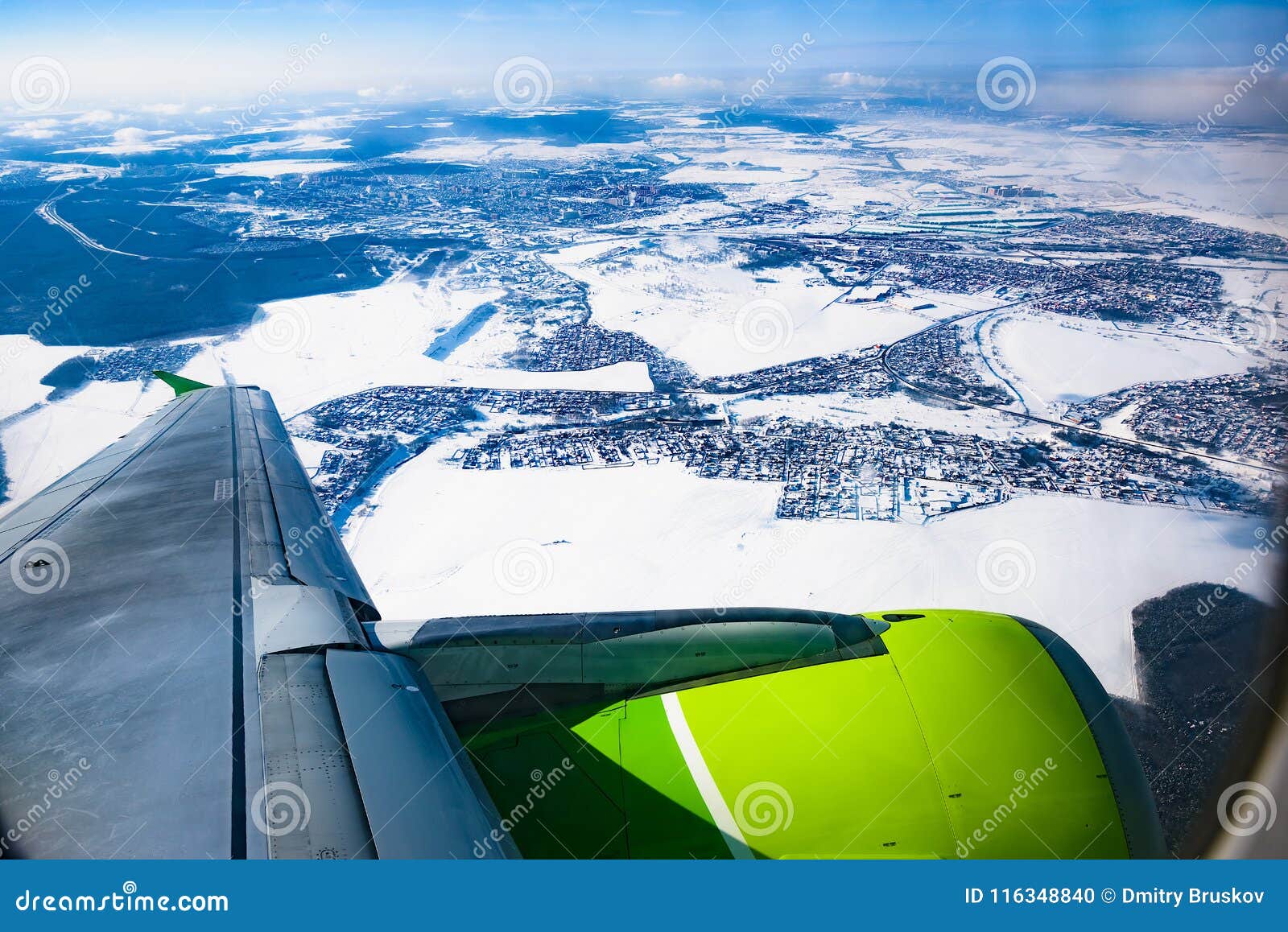 Flugzeugansichtfenster