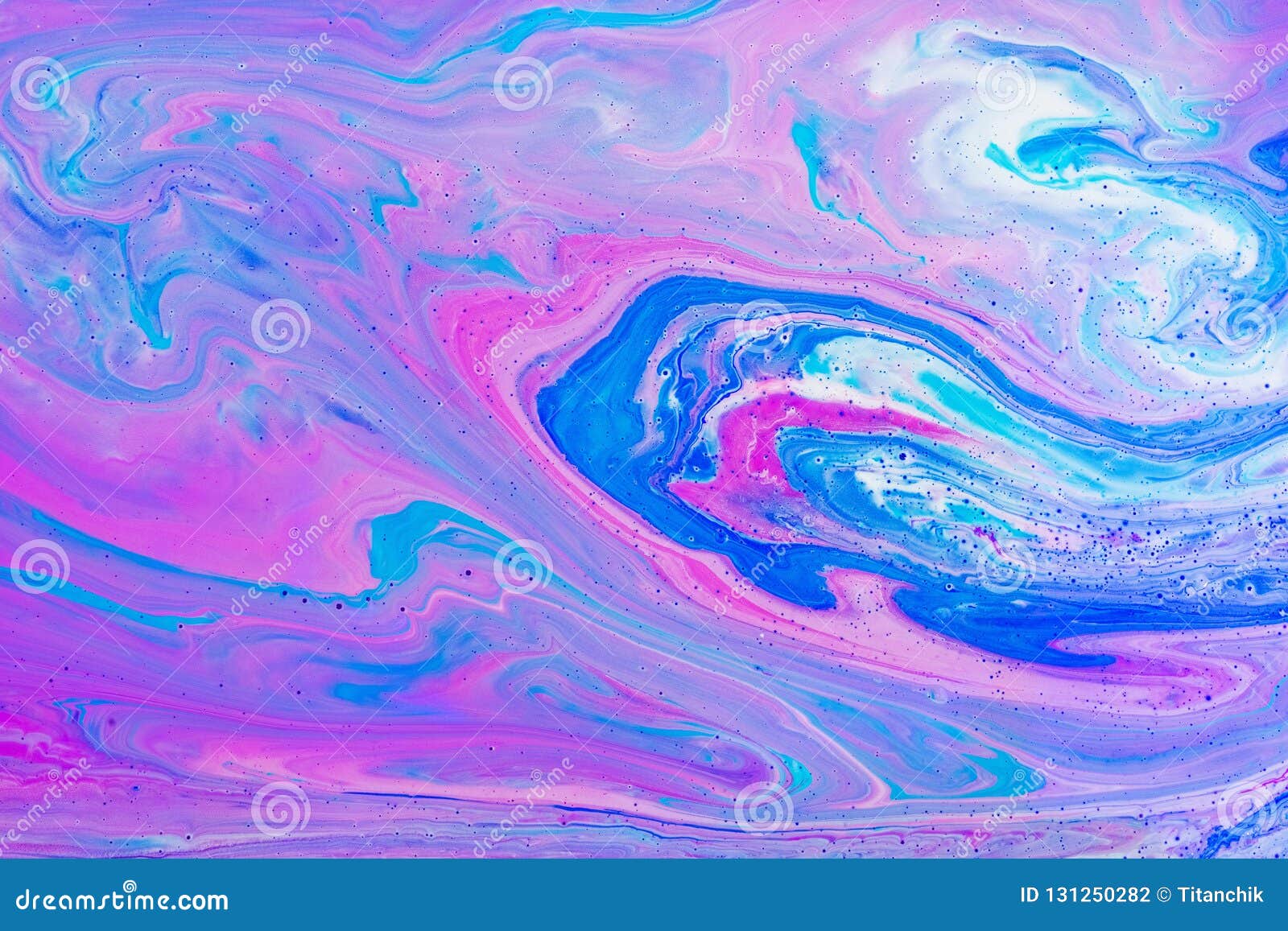 Fluid Abstract Liquid Art Illustration. Acrylic Paint on Canvas Stock