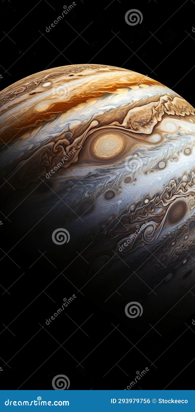 fluid lines and curves: a stunning uhd image of jupiter