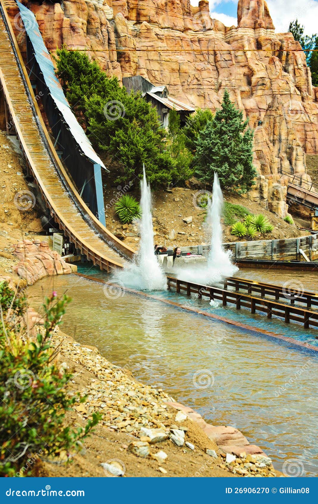 water flume ride